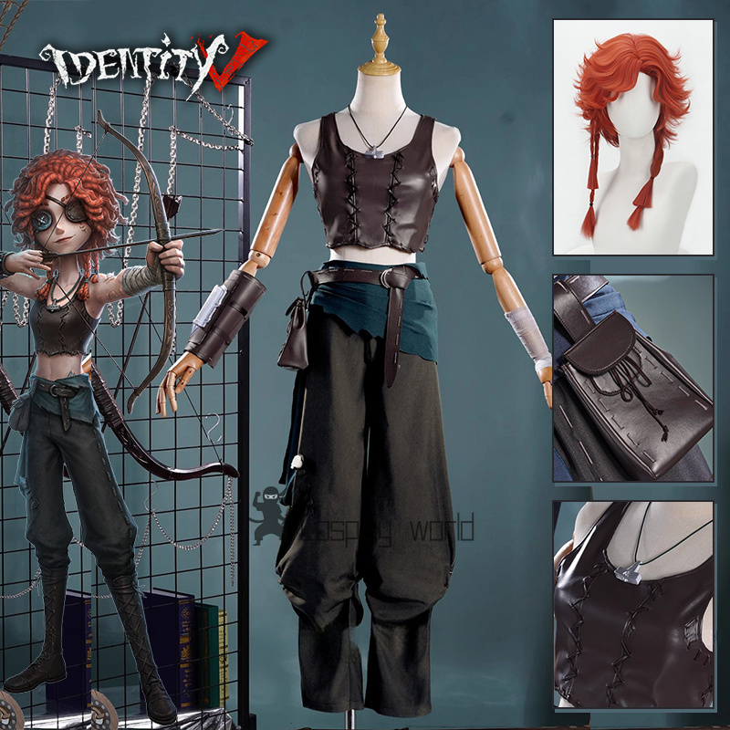Knitted Vest Women - Identity V Archer Cosplay Costume Wig