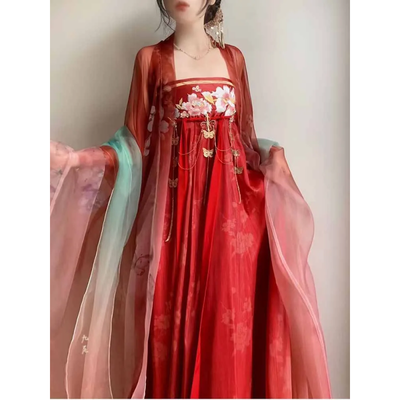Women Fashion Reddit - Oversized Hanfu Dress Women Large Size