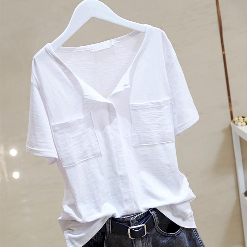 Women'S Fashion Trends Summer 2025 - Summer Trend Slub Cotton T Shirt
