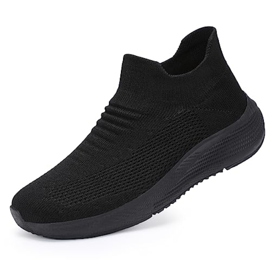 Women'S Fashion Tennis Shoes - SHULOOK Womens Slip on Walking Shoes