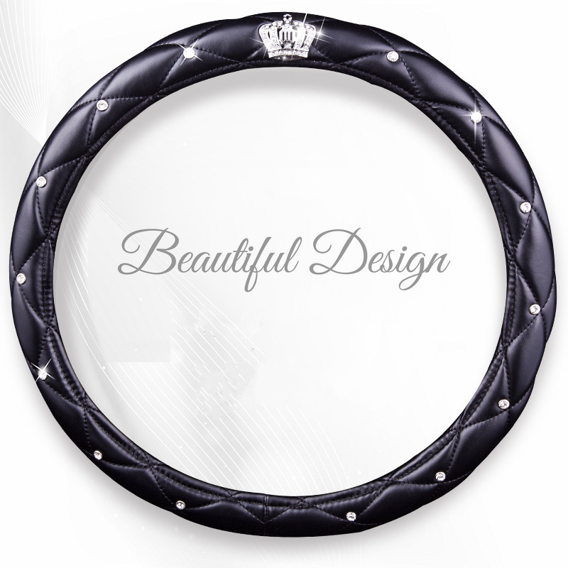 Women Fashion Hub - Fashion Women PU Leather Car Steering