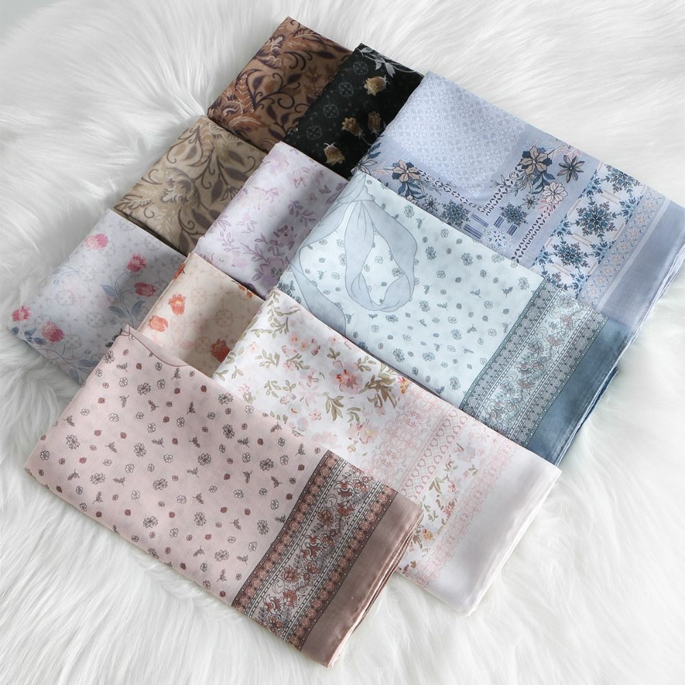 Fashion Square Shape Floral Pr - Women Fashion Malaysia ulasan dan harga