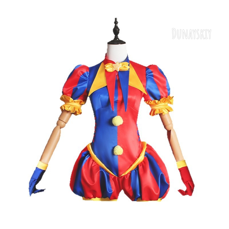 Pomni Badge Red Blue Split Jes - Women Fashion Reddit ulasan dan harga