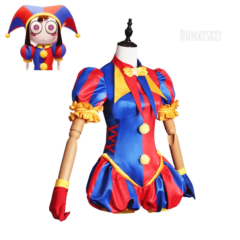 Pomni Badge Red Blue Split Jes - Women Fashion Reddit ulasan dan harga