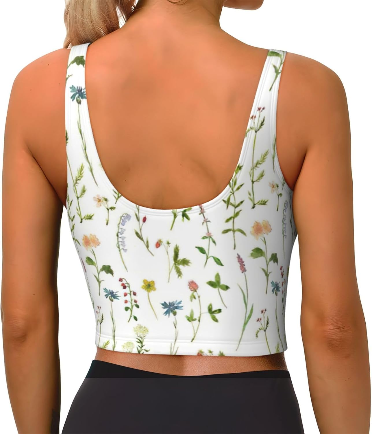 Season Watercolors of Herbs Fl - Women Fashion Vest ulasan dan harga
