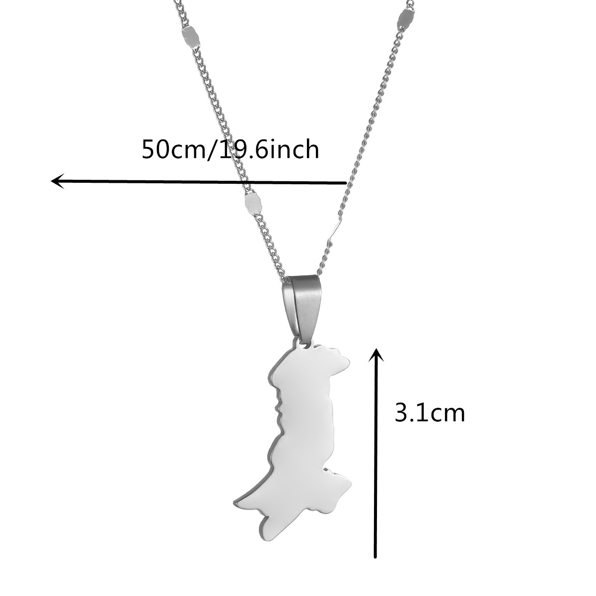 Pakistan Map & Flag Pendant Ne - Women Fashion Pakistan ulasan dan harga