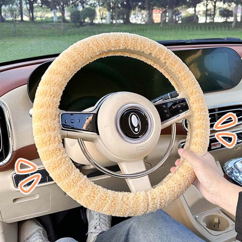 38CM Winter Car Steering Wheel - Women Fashion Hub ulasan dan harga