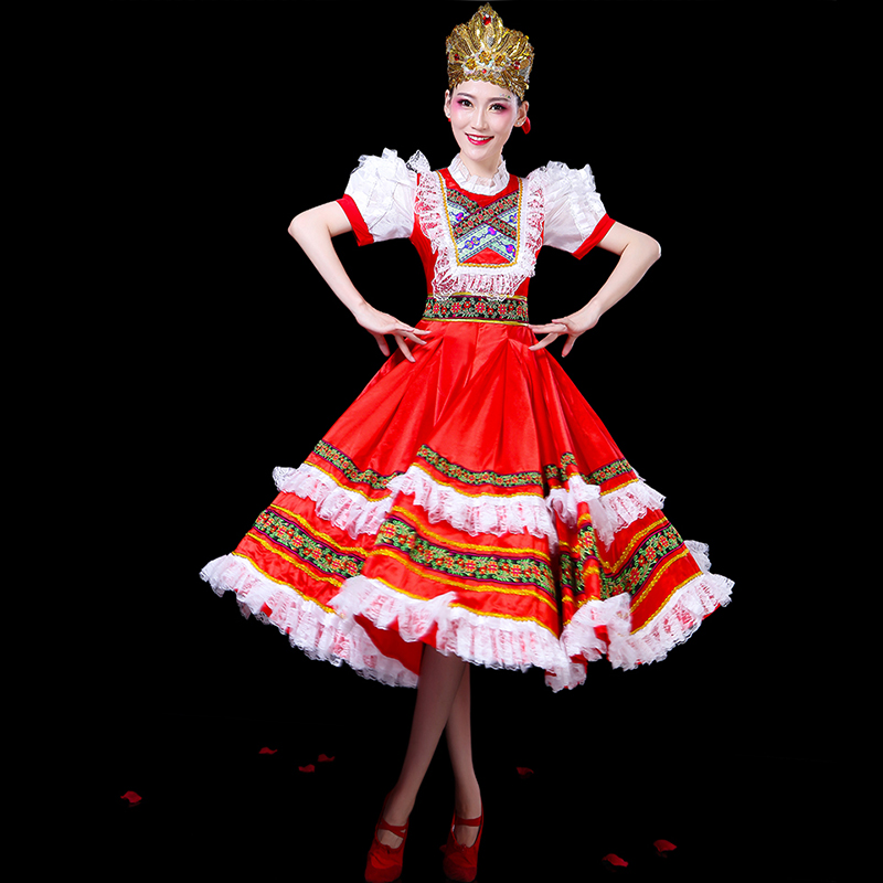 Red Russian Folk Dance Costume - Women Fashion Reddit ulasan dan harga