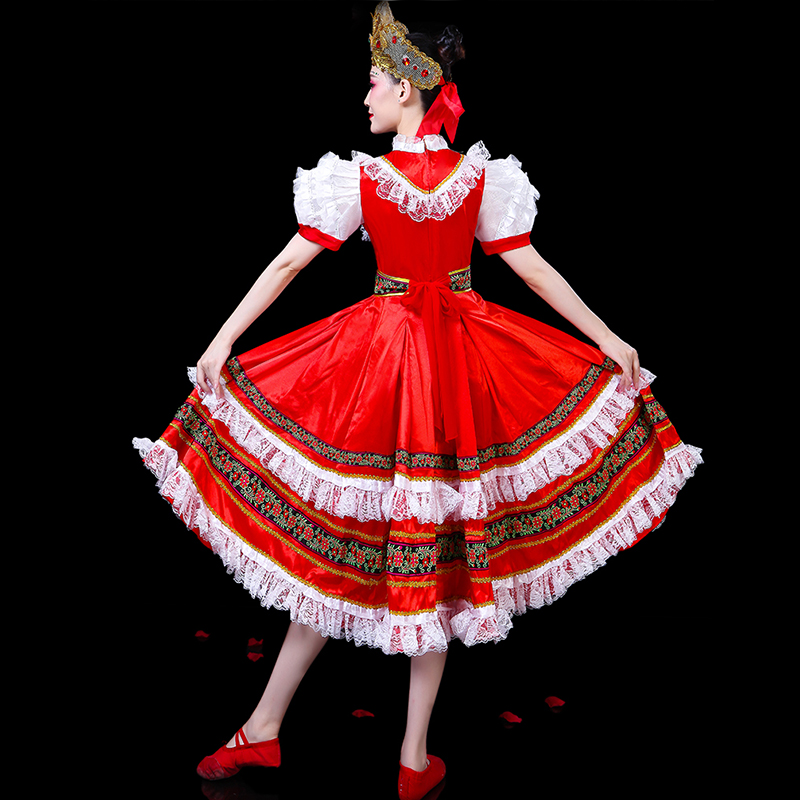 Red Russian Folk Dance Costume - Women Fashion Reddit ulasan dan harga