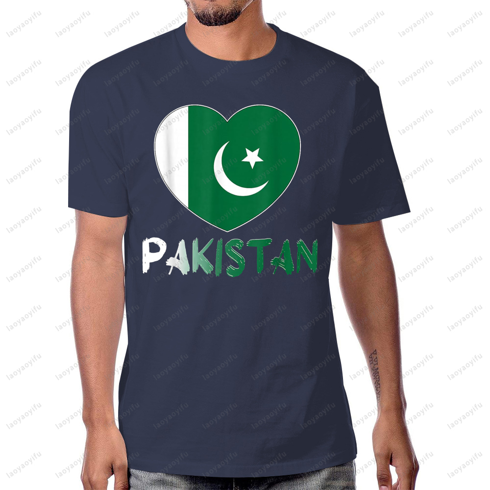 Pakistan Flag Heart Graphic Pr - Women Fashion Pakistan ulasan dan harga