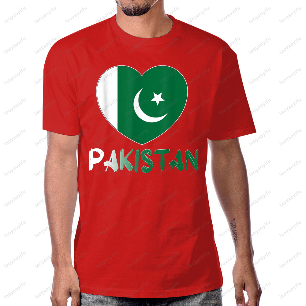 Pakistan Flag Heart Graphic Pr - Women Fashion Pakistan ulasan dan harga