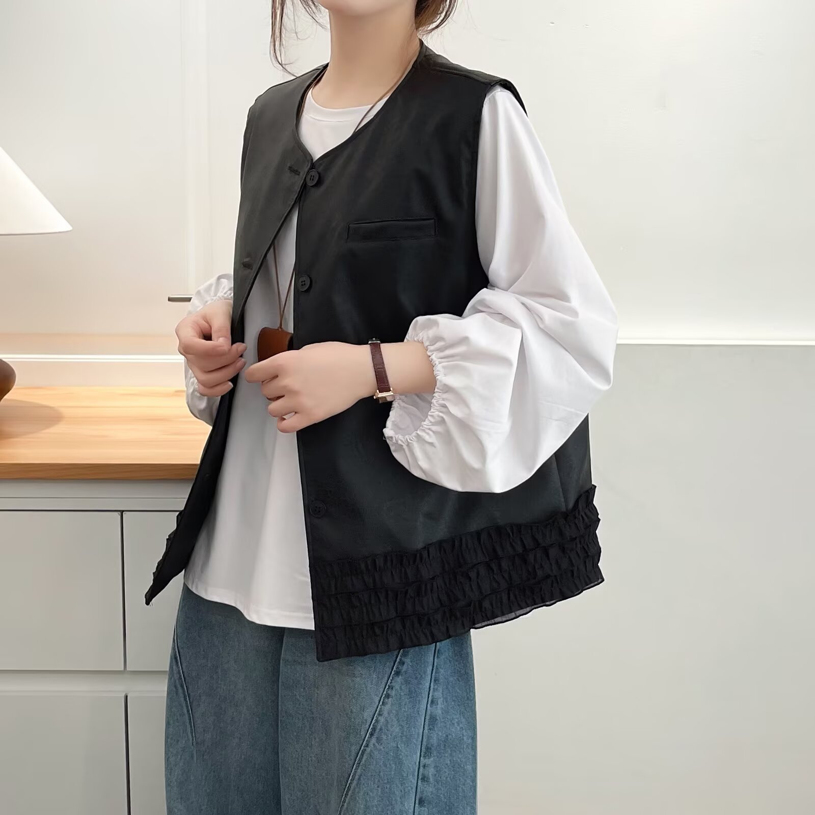 XXXXL Fashion Plus Size Women' - Women Fashion Vest ulasan dan harga