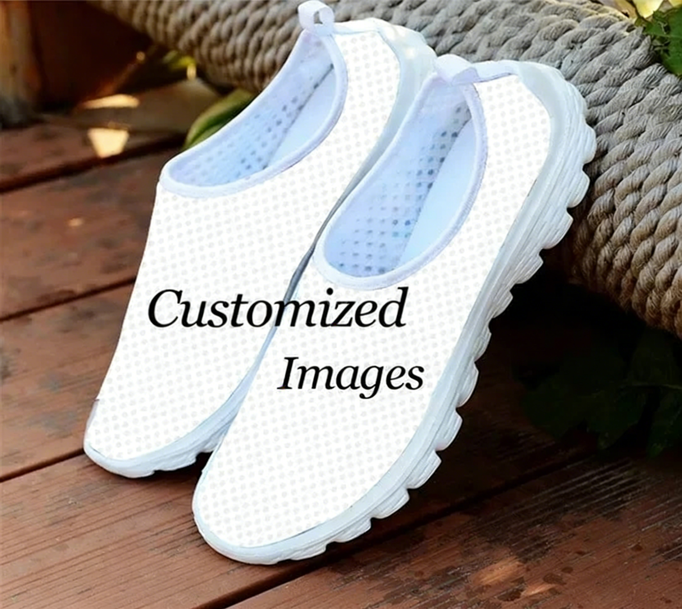 Cartoon Giraffe Print Mesh Hig - Women'S Fashion Tennis Shoes ulasan dan harga
