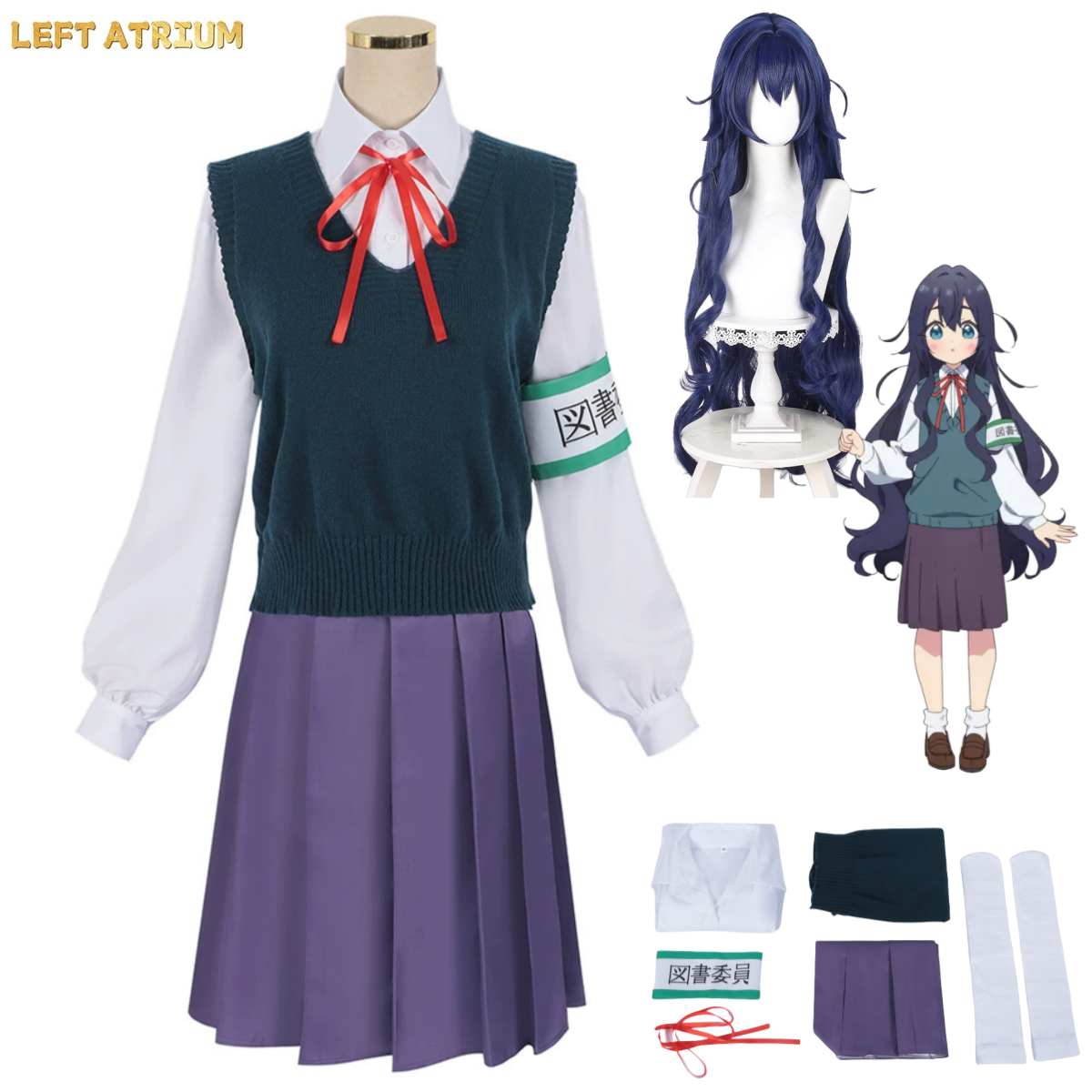 Anime The 100 Girlfriends Who  - Knitted Vest Women ulasan dan harga