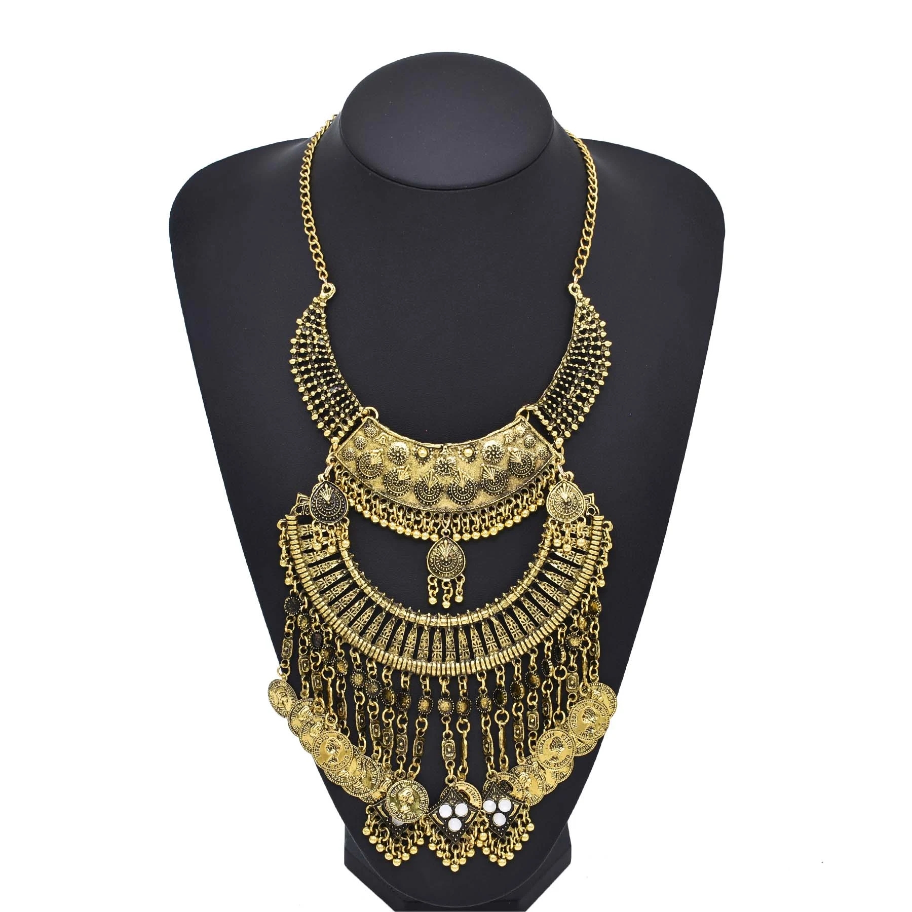 Retro Golden Gypsy Afghan Coin - Women Fashion Pakistan ulasan dan harga