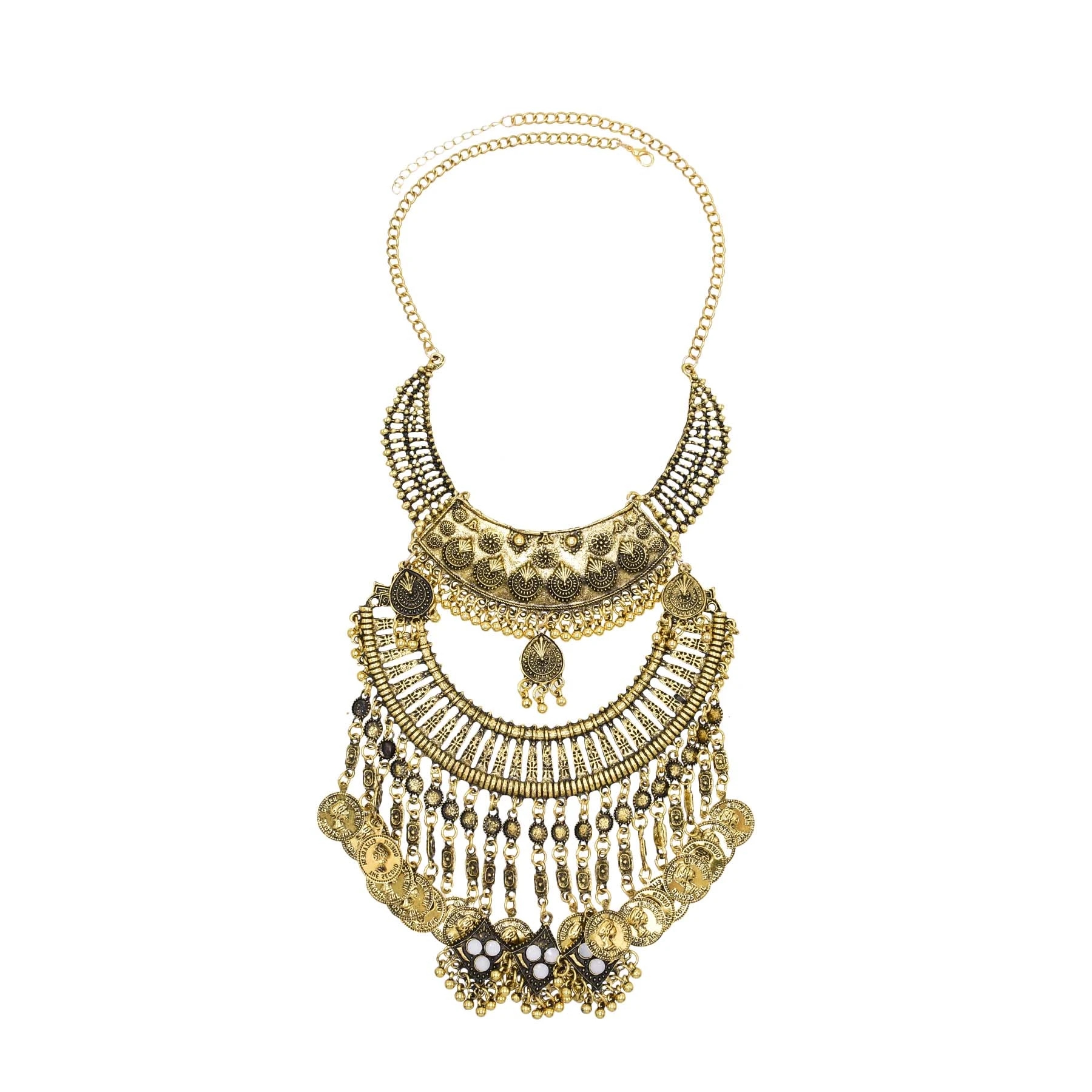 Retro Golden Gypsy Afghan Coin - Women Fashion Pakistan ulasan dan harga