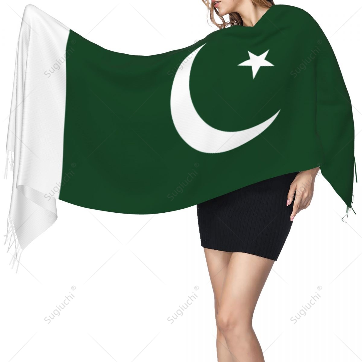 Pakistan Flag Scarf Pashmina W - Women Fashion Pakistan ulasan dan harga