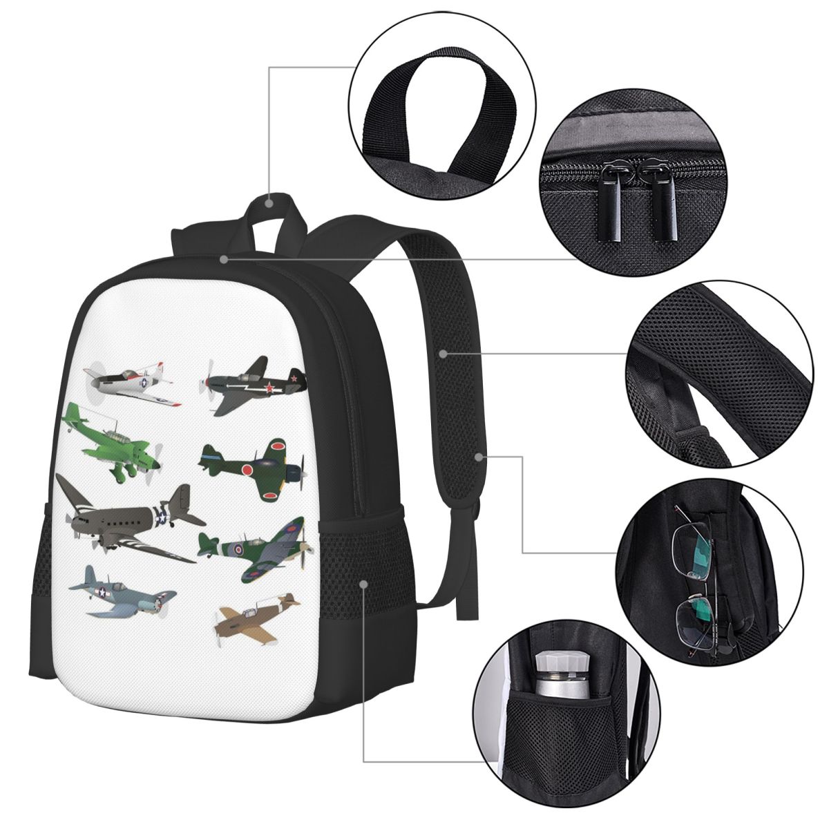Multiple WW2 Airplanes Student - Women'S Fashion Ww2 ulasan dan harga