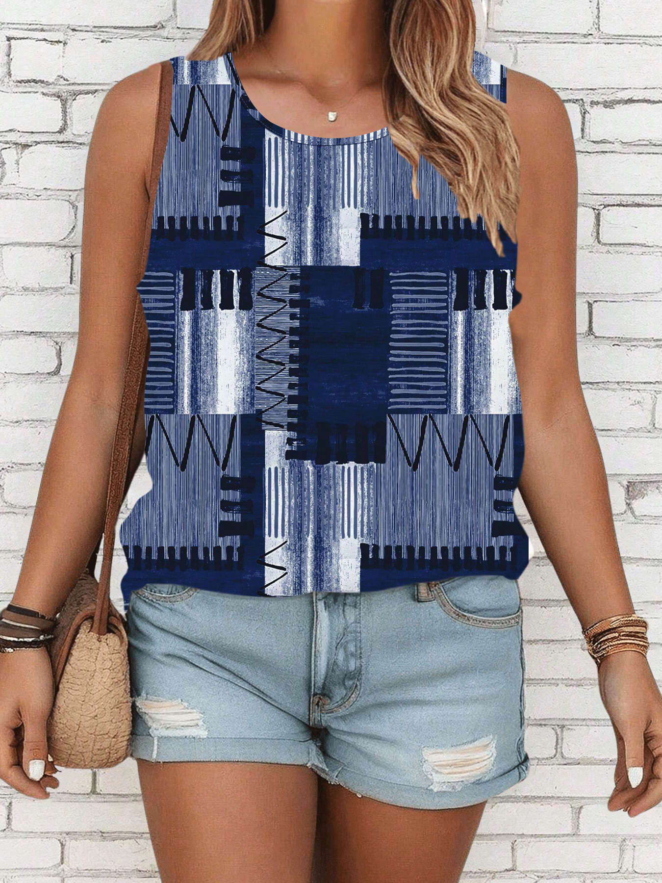 Large size fashion new hand dr - Women Fashion Vest ulasan dan harga