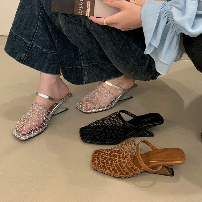 Weave Mesh Women High Heels Sa - Women'S Fashion Trends Summer 2025 ulasan dan harga