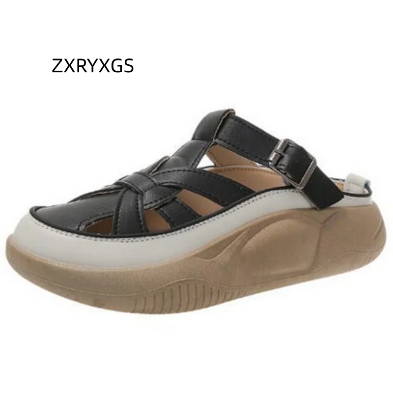 ZXRYXGS 2025 New Round Toe Sup - Women'S Fashion Trends Summer 2025 ulasan dan harga