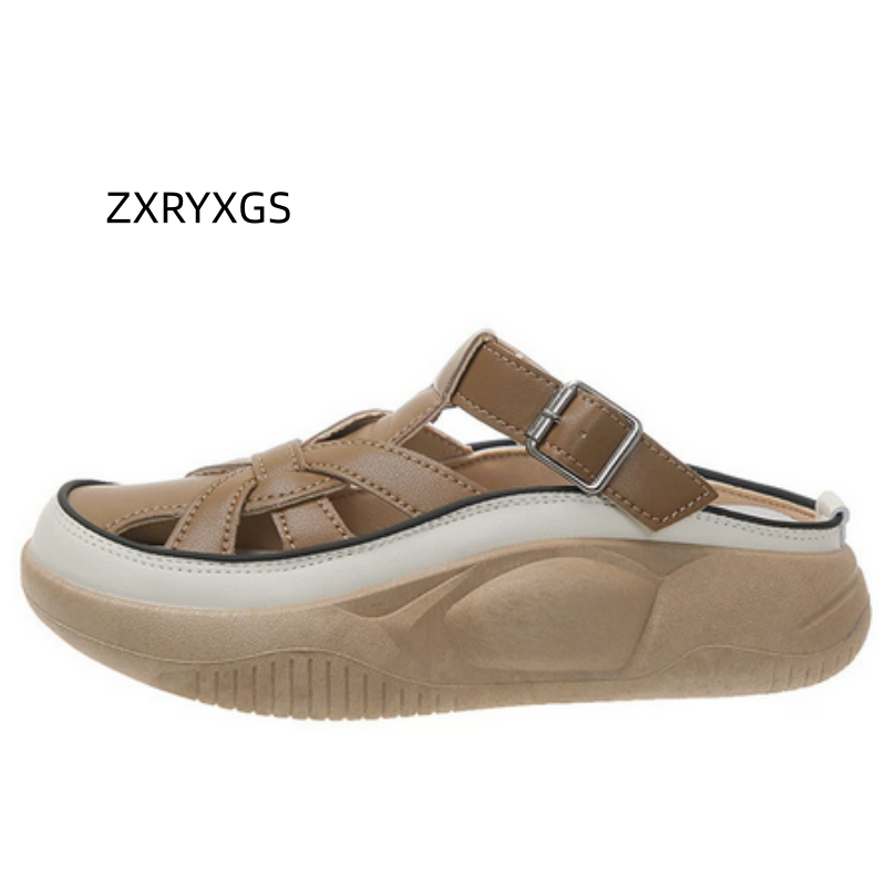 ZXRYXGS 2025 New Round Toe Sup - Women'S Fashion Trends Summer 2025 ulasan dan harga