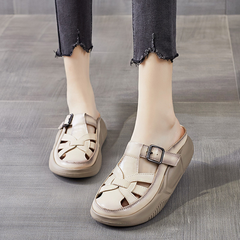 ZXRYXGS 2025 New Round Toe Sup - Women'S Fashion Trends Summer 2025 ulasan dan harga