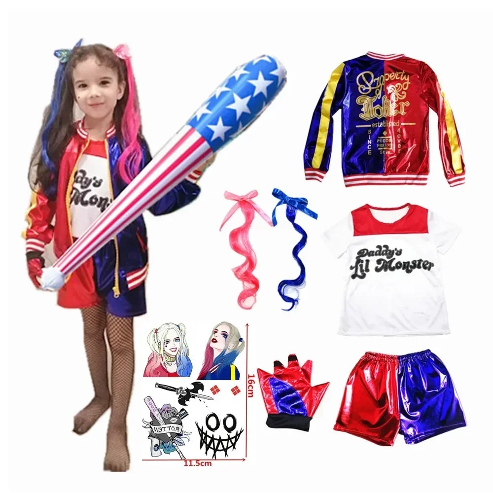 Costumes de cosplay Harley Qui - Knitted Vest Women ulasan dan harga
