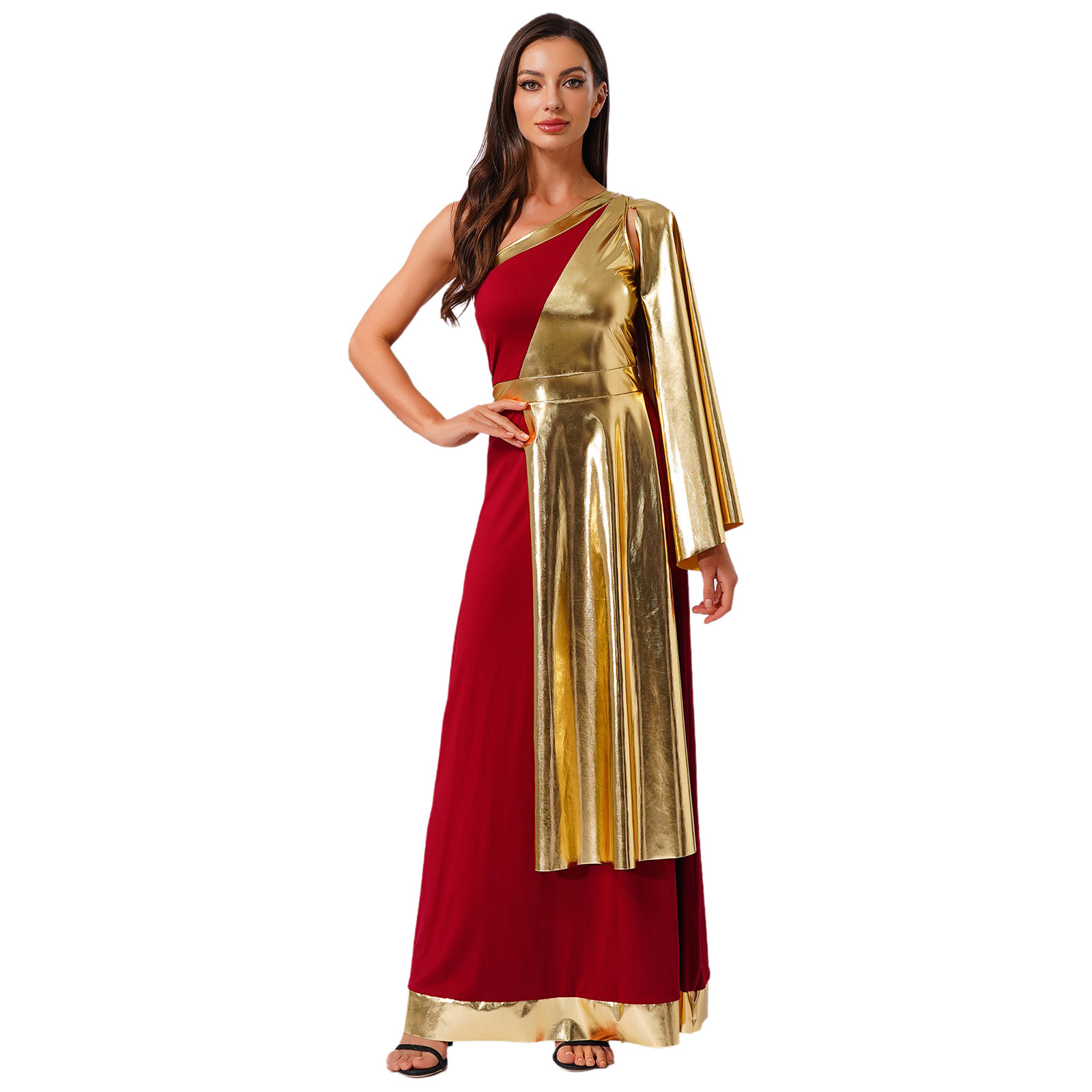 Womens Ancient Greek Tunic Dre - Off Shoulder Top ulasan dan harga