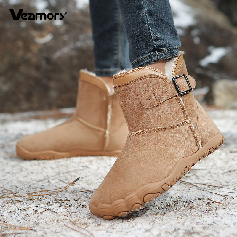 Plush Warm Women Snow Boots No - Women'S Fashion Hiking Boots ulasan dan harga