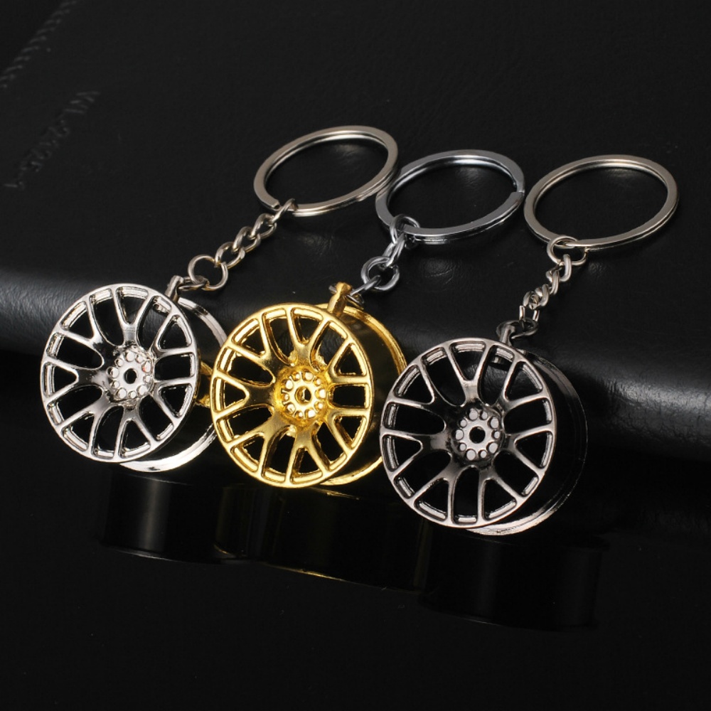 Creative Wheel Hub Keychain Me - Women Fashion Hub ulasan dan harga