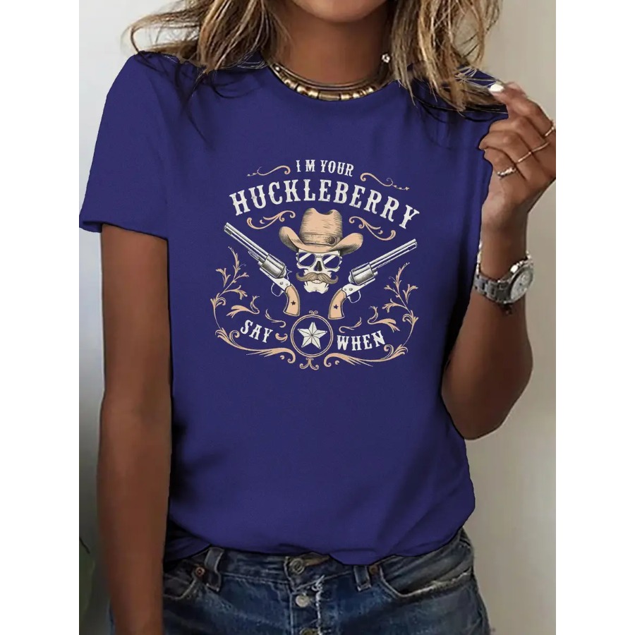 【New Arrival】Women I'm Your Hu - Women'S Fashion Wild West ulasan dan harga