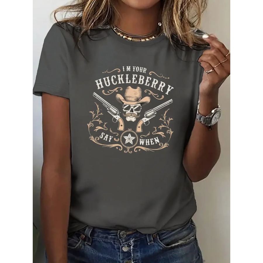 【New Arrival】Women I'm Your Hu - Women'S Fashion Wild West ulasan dan harga