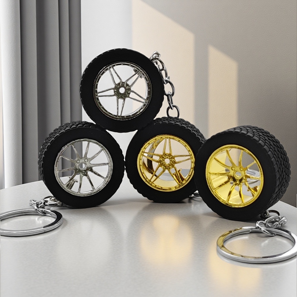 Auto Parts Mini Rims Keychain  - Women Fashion Hub ulasan dan harga