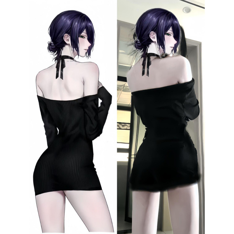 Anime Chainsaw Man Reze Cospla - Off Shoulder Top ulasan dan harga