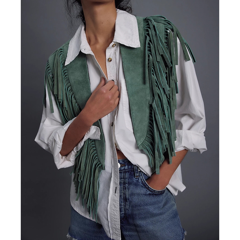 Women's Y2k Vintage Suede Vest - Women'S Fashion In The 70S ulasan dan harga