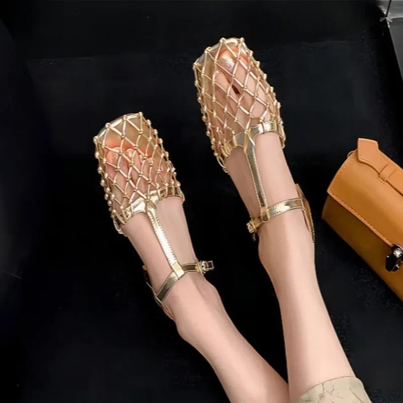 Women Weave Mesh Sandals Squar - Women'S Fashion Trends Summer 2025 ulasan dan harga
