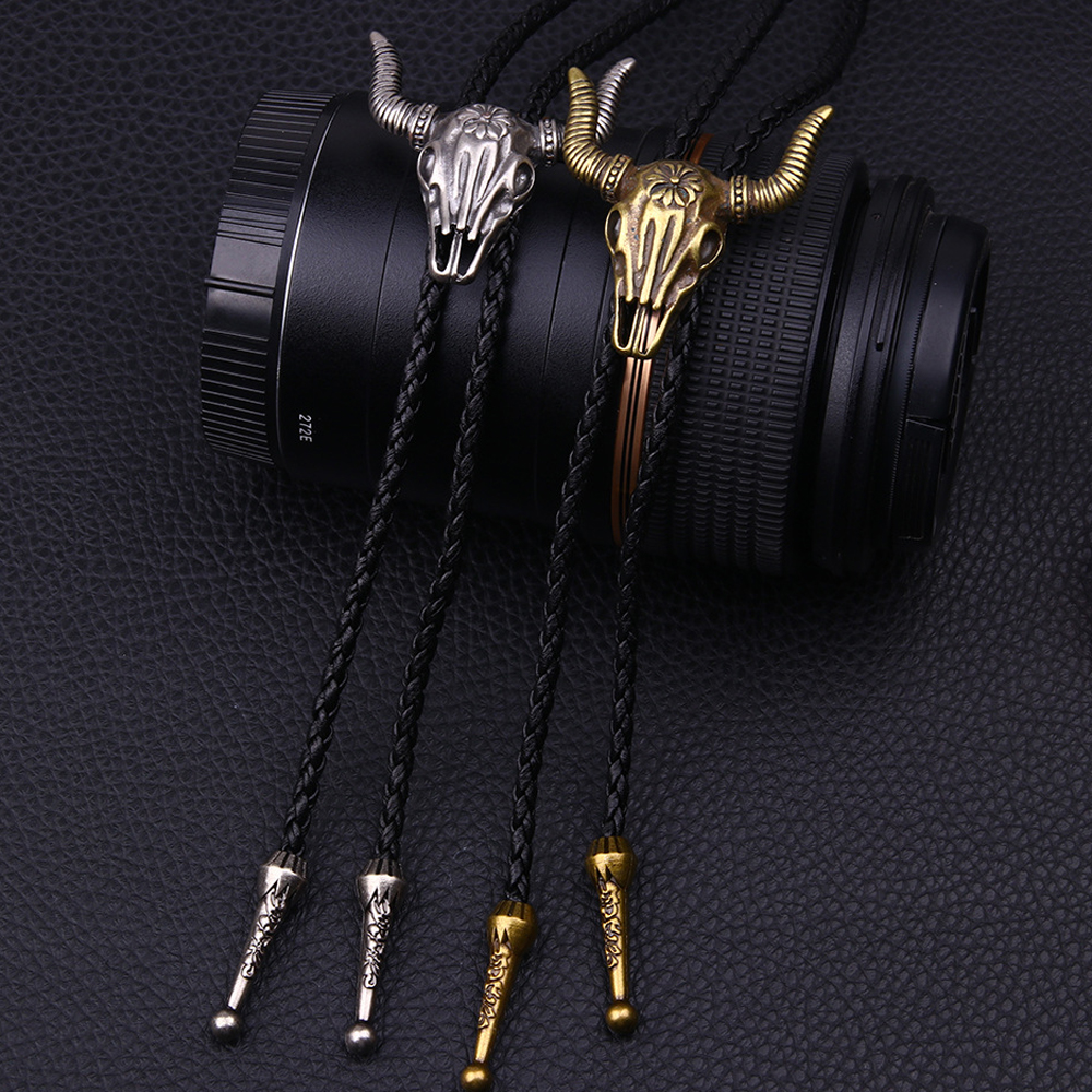 Mens Leather Necklace, Adjusta - Women'S Fashion Wild West ulasan dan harga