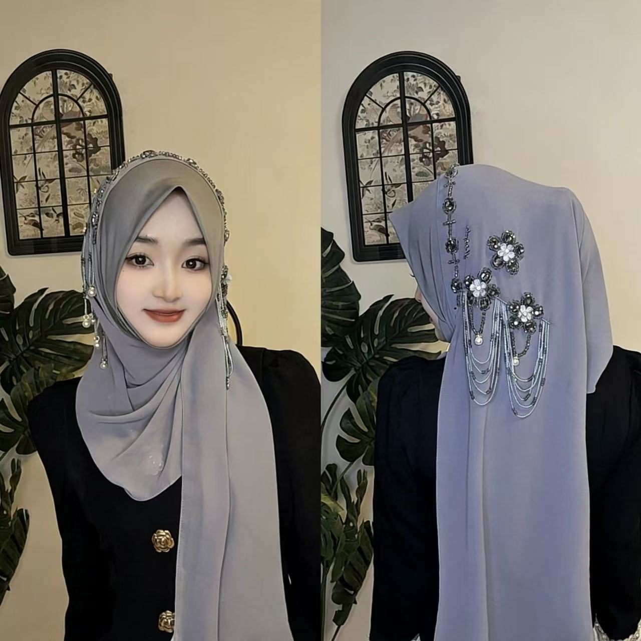 Abaya Hijab Muslim Women Shawl - Women Fashion Malaysia ulasan dan harga