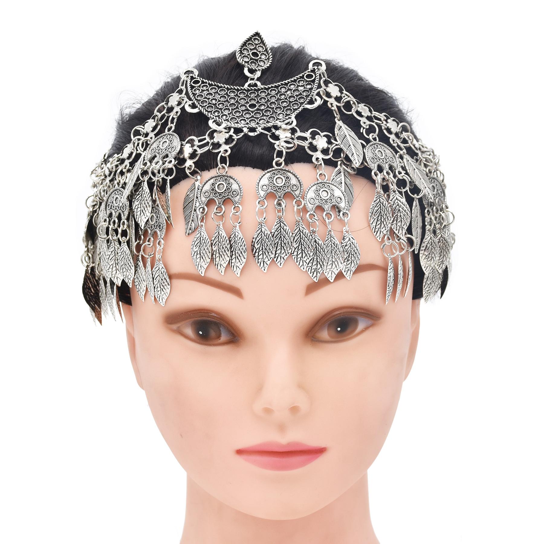 Vintage Silver Ethnic Multilay - Women Fashion Pakistan ulasan dan harga
