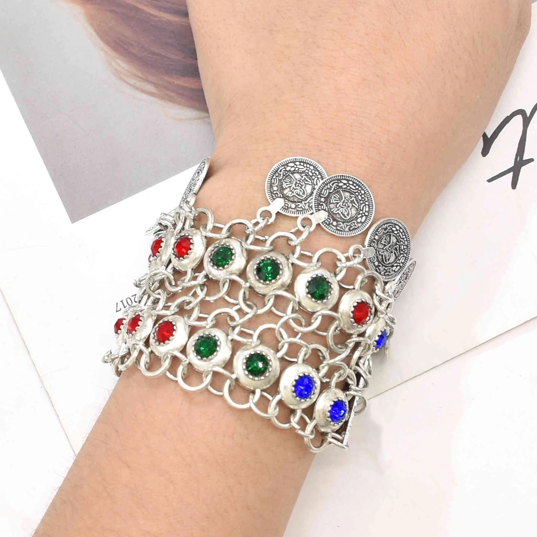3 Style Colorful Crystal Coin  - Women Fashion Pakistan ulasan dan harga