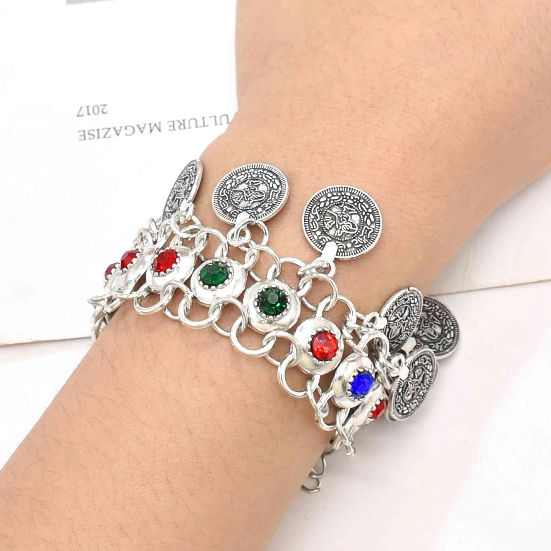3 Style Colorful Crystal Coin  - Women Fashion Pakistan ulasan dan harga