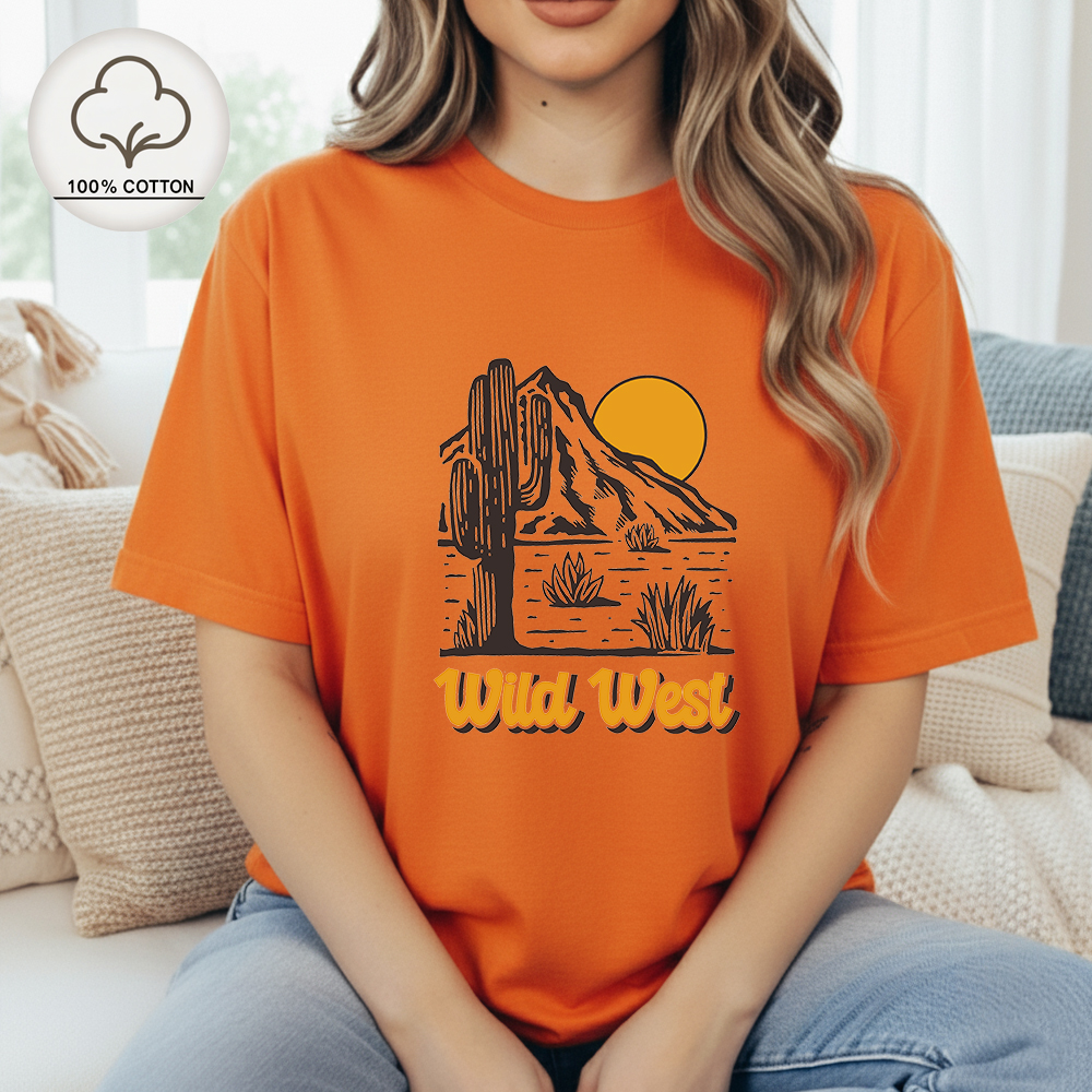 Women Wild West Cactus Desert  - Women'S Fashion Wild West ulasan dan harga