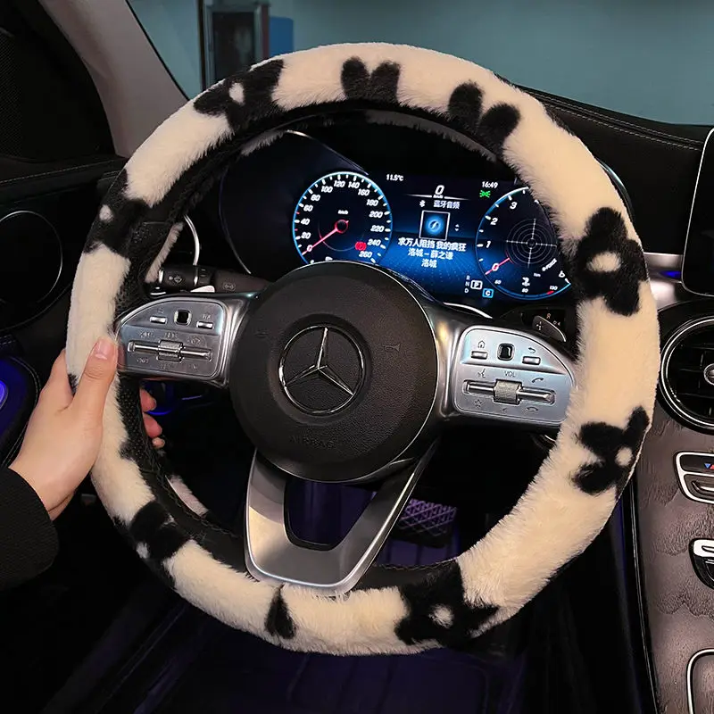 Winter Car Steering Wheel Cove - Women Fashion Hub ulasan dan harga