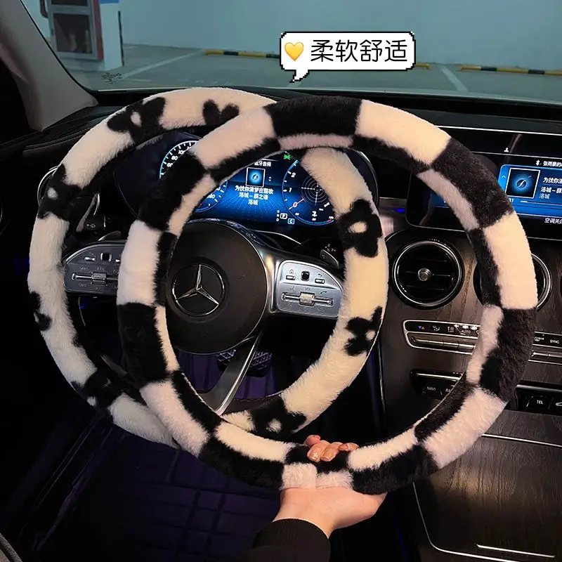 Winter Car Steering Wheel Cove - Women Fashion Hub ulasan dan harga