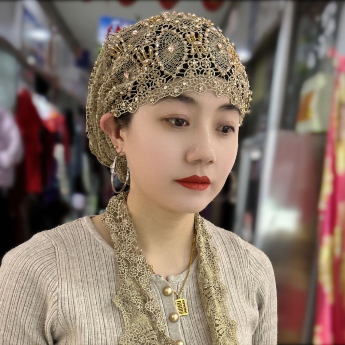 Muslim Hijabs Women Wedding De - Women Fashion Malaysia ulasan dan harga