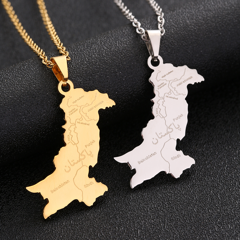 Pakistan Map With City Pendant - Women Fashion Pakistan ulasan dan harga