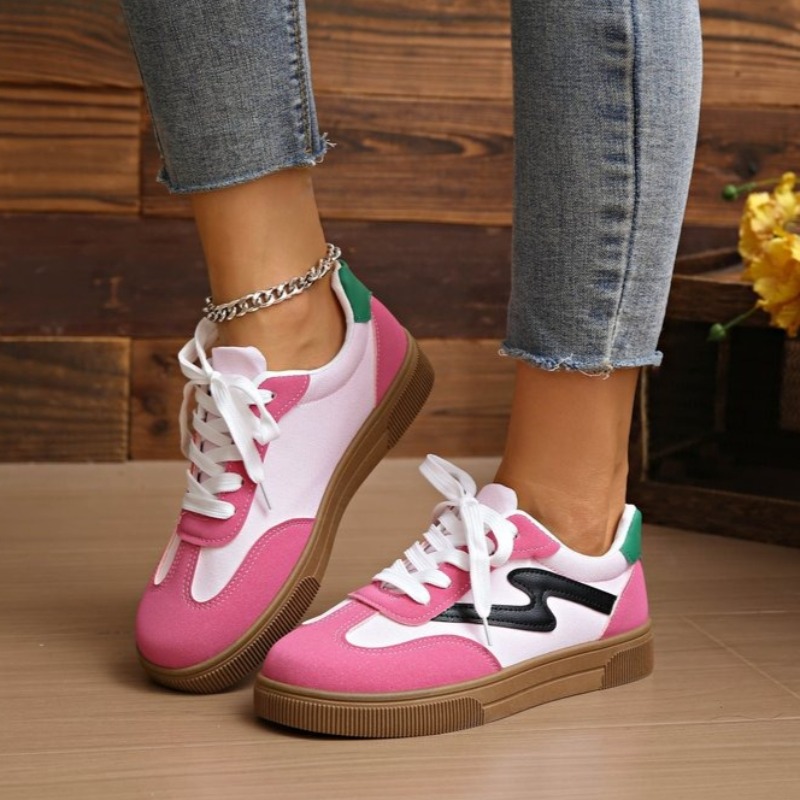 Women Tennis Sneakers Flats La - Women'S Fashion Tennis Shoes ulasan dan harga