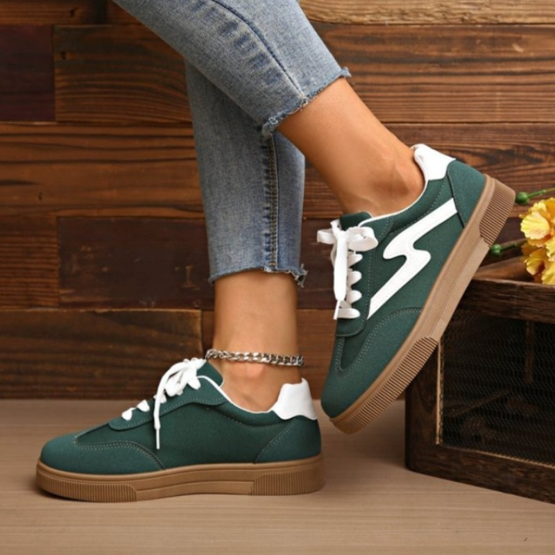 Women Tennis Sneakers Flats La - Women'S Fashion Tennis Shoes ulasan dan harga