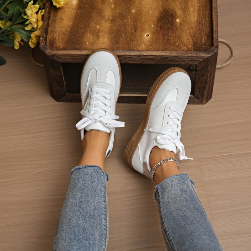 Women Tennis Sneakers Flats La - Women'S Fashion Tennis Shoes ulasan dan harga